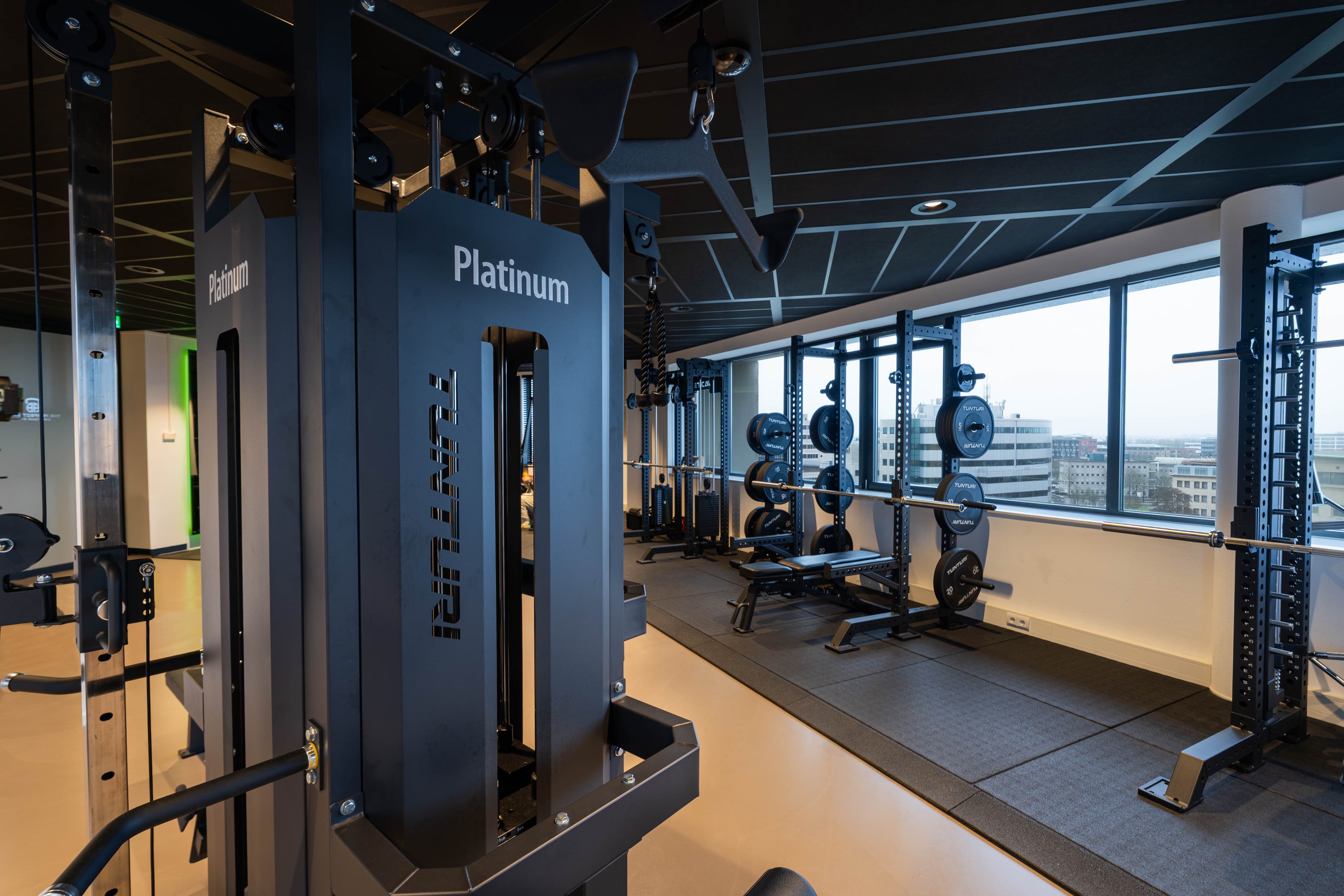 De trainingsvloer van The Perfect Base
